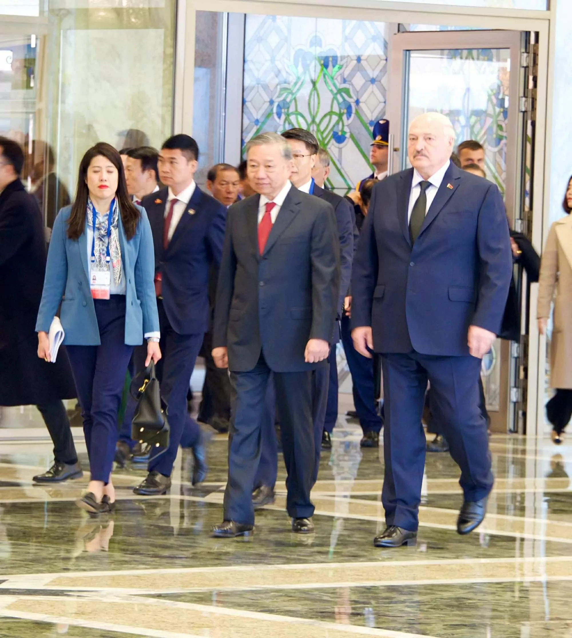 Tổng thống Belarus chủ trì lễ đón chính thức Tổng Bí thư Tô Lâm