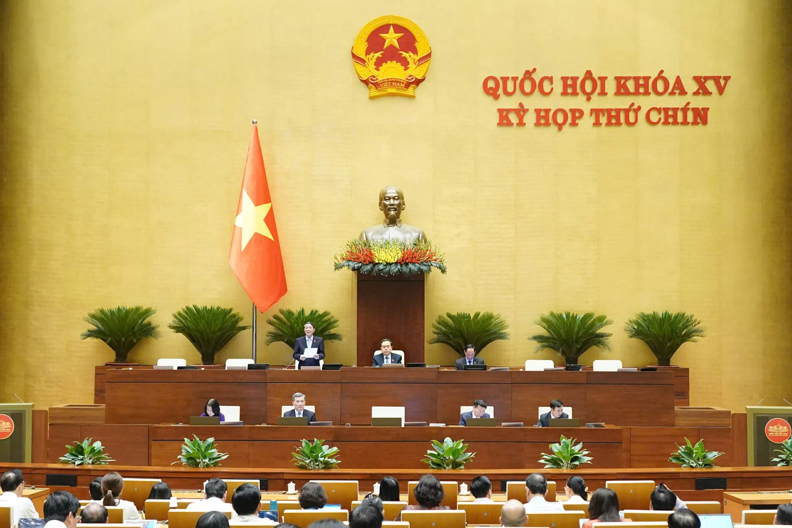 Toàn cảnh phiên họp Quốc hội chiều 13/5. (Nguồn: Quốc hội)