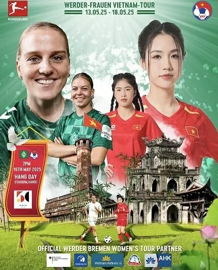 Thi đấu giao hữu giữa Đội tuyển bóng đá nữ Việt Nam với Đội bóng đá nữ SV Werder Bremen tại Hà Nội Thi đấu giao hữu giữa Đội tuyển bóng đá nữ Việt Nam với Đội bóng đá nữ SV Werder Bremen tại Hà Nội