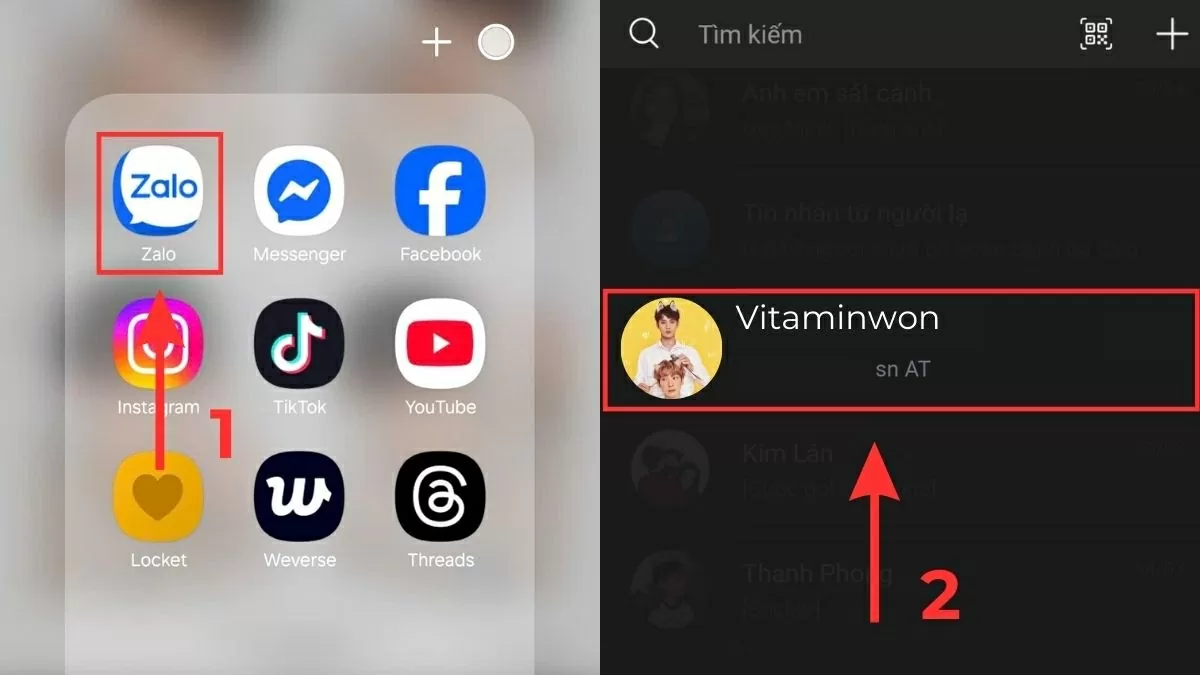 Truy cập vào nhóm Zalo cần livestream Truy cập vào nhóm Zalo cần livestream