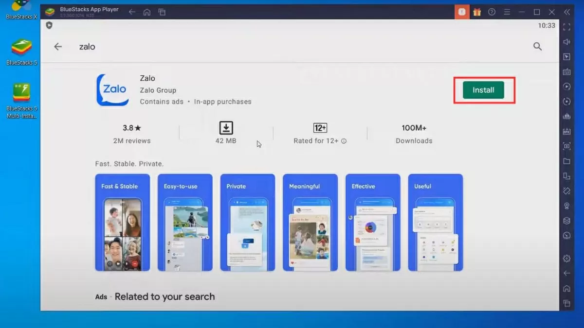 Tải Zalo. Tải Zalo.