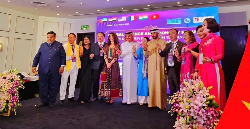 Kỹ sư Võ Thị Ngọc tại diễn đàn Khoa học và kinh tế toàn cầu tổ chức tại Dubai, UAE ngày 8/5/2025. Kỹ sư Võ Thị Ngọc tại diễn đàn Khoa học và kinh tế toàn cầu tổ chức tại Dubai, UAE ngày 8/5/2025.