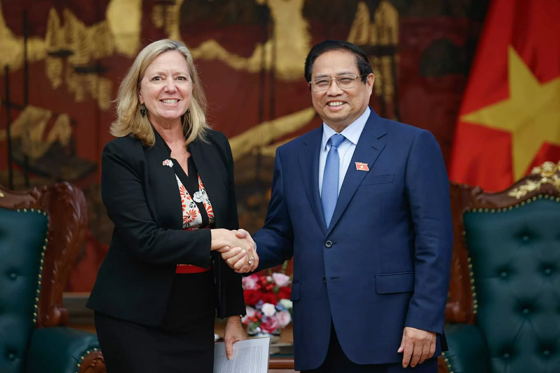 Thủ tướng đề nghị WB hỗ trợ Việt Nam triển khai các dự án hạ tầng quy mô lớn Thủ tướng đề nghị WB hỗ trợ Việt Nam triển khai các dự án hạ tầng quy mô lớn