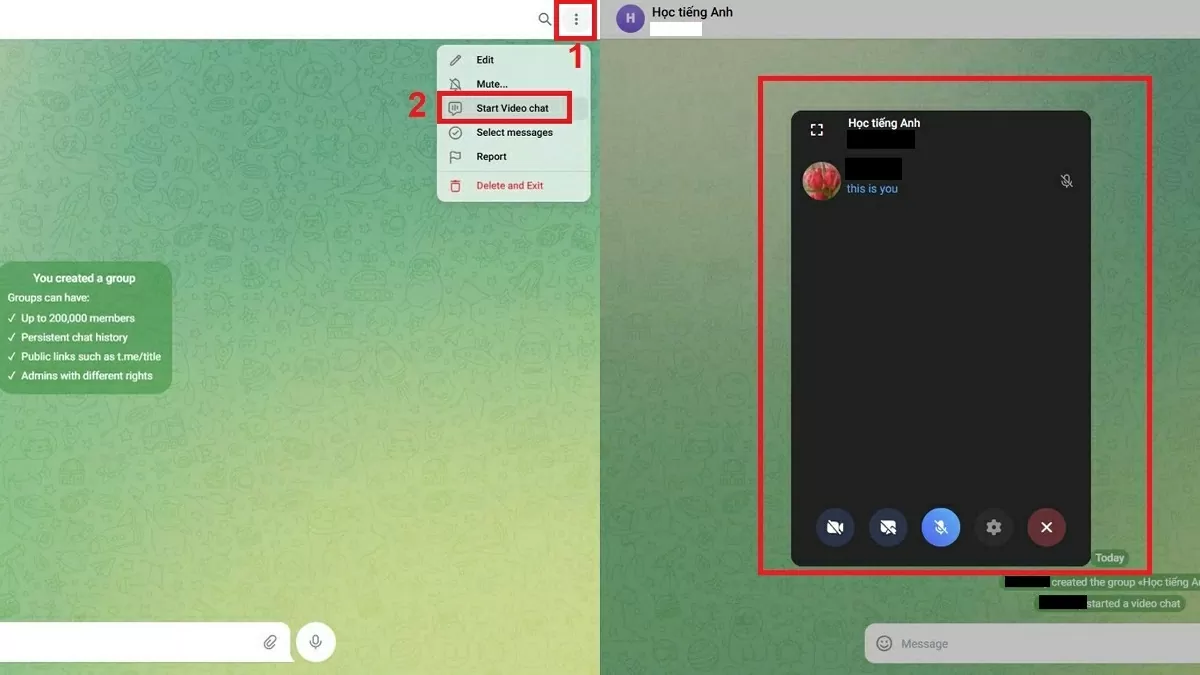 Nhấn vào dấu ba chấm (⋮).