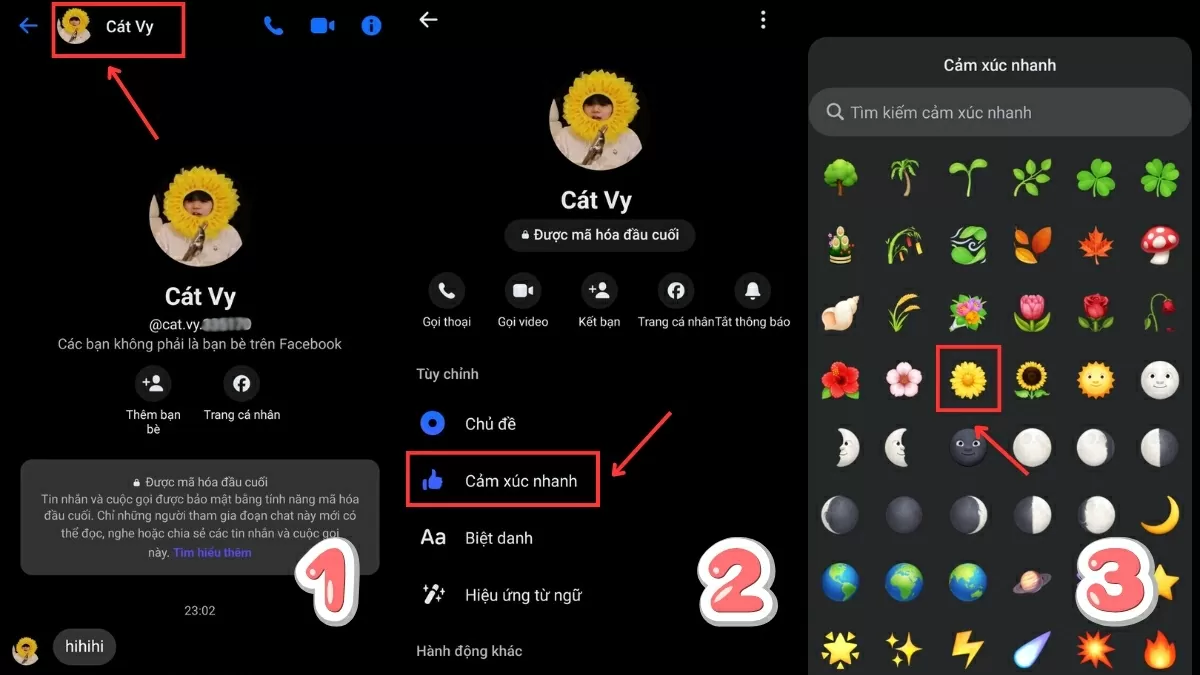 Cách đổi emoji trên Messengertrên điện thoại cực đơn giản Cách đổi emoji trên Messengertrên điện thoại cực đơn giản