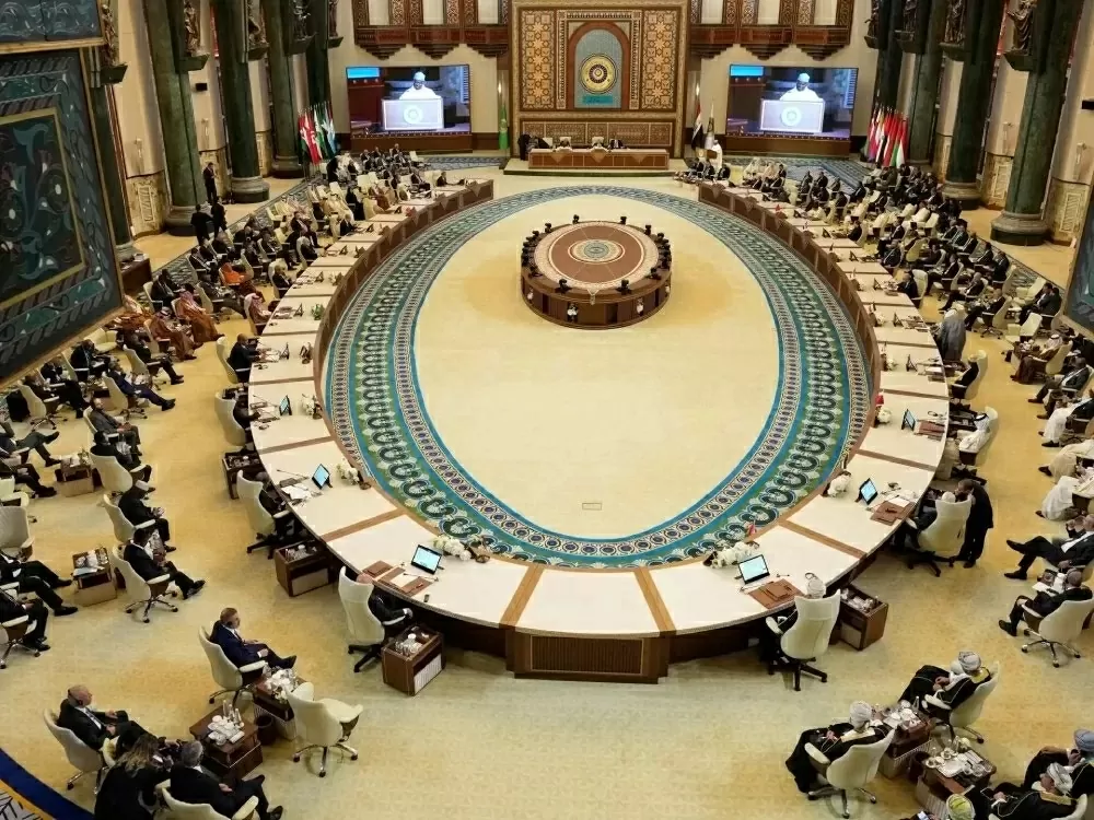Các nhà lãnh đạo Arab tham gia Hội nghị thượng đỉnh Liên đoàn Arab (AL) lần thứ 34 diễn ra tại thủ đô Baghdad của Iraq ngày 17/5. (Nguồn: Al Jazeera)