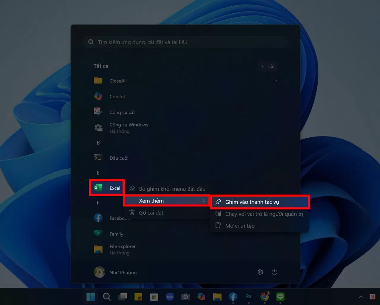 Vào “All apps”.