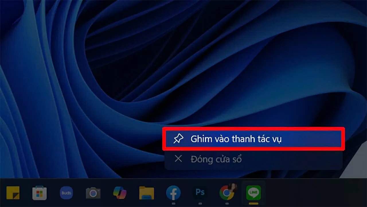 Cách ghim ứng dụng vào thanh Taskbar Windows 11 nhanh chóng.