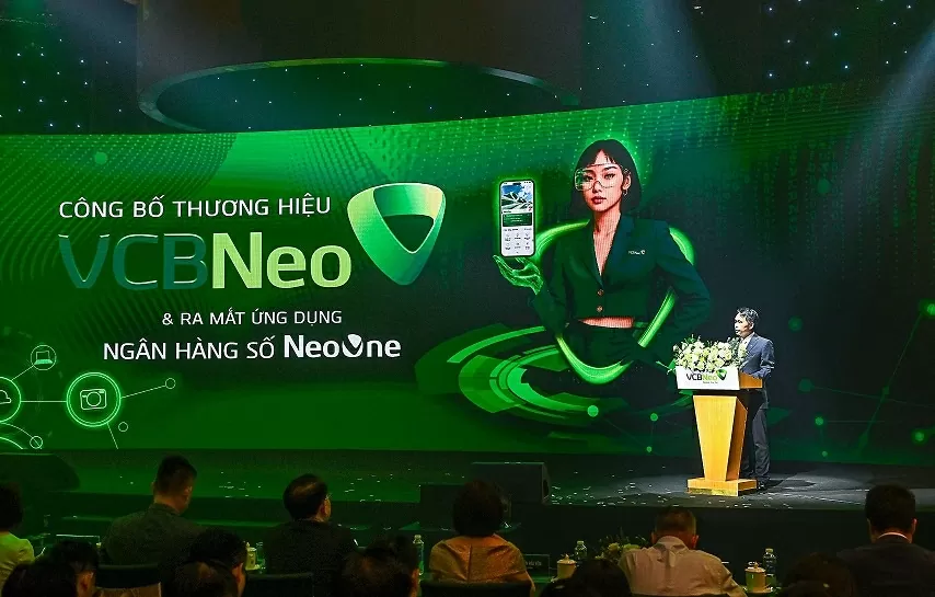 Vietcombank công bố thương hiệu VCBNeo và ứng dụng ngân hàng số NeoOne Vietcombank công bố thương hiệu VCBNeo và ứng dụng ngân hàng số NeoOne