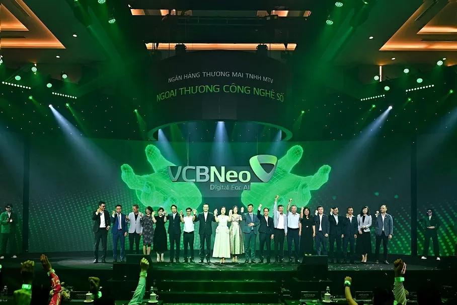 Vietcombank công bố thương hiệu VCBNeo và ứng dụng ngân hàng số NeoOne Vietcombank công bố thương hiệu VCBNeo và ứng dụng ngân hàng số NeoOne