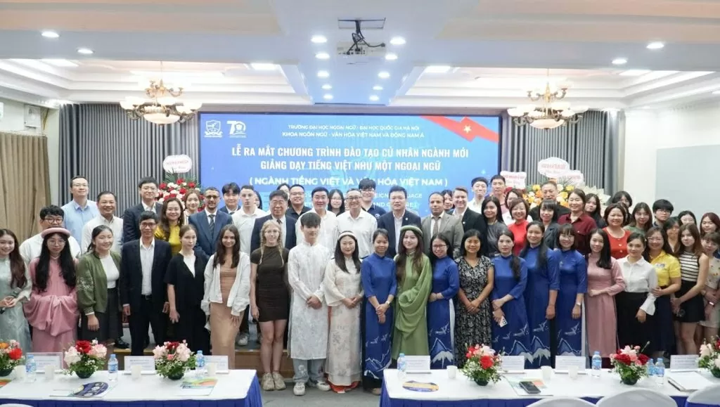 Ra mắt chương trình đào tạo Cử nhân giảng dạy tiếng Việt như ngoại ngữ