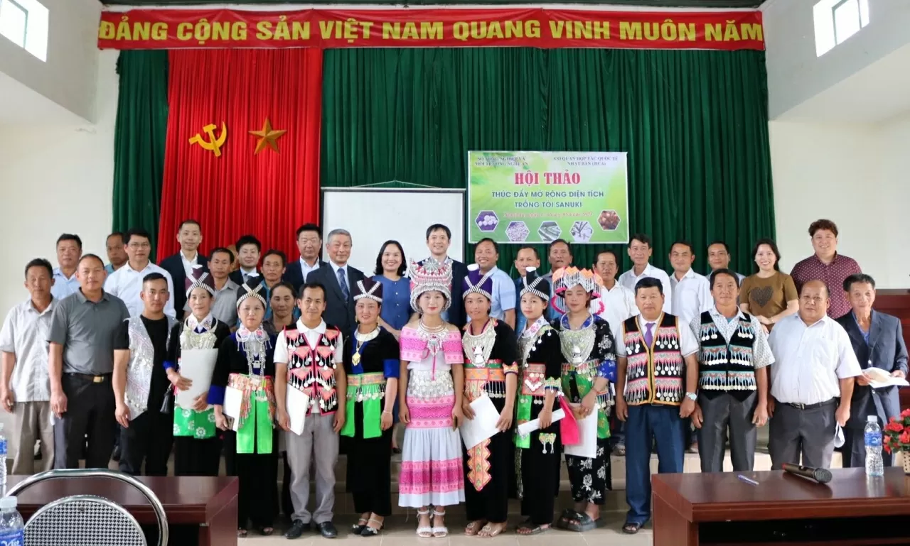 Nhật Bản hỗ trợ kỹ thuật trồng tỏi cho cộng đồng dân tộc thiểu số tại Nghệ An