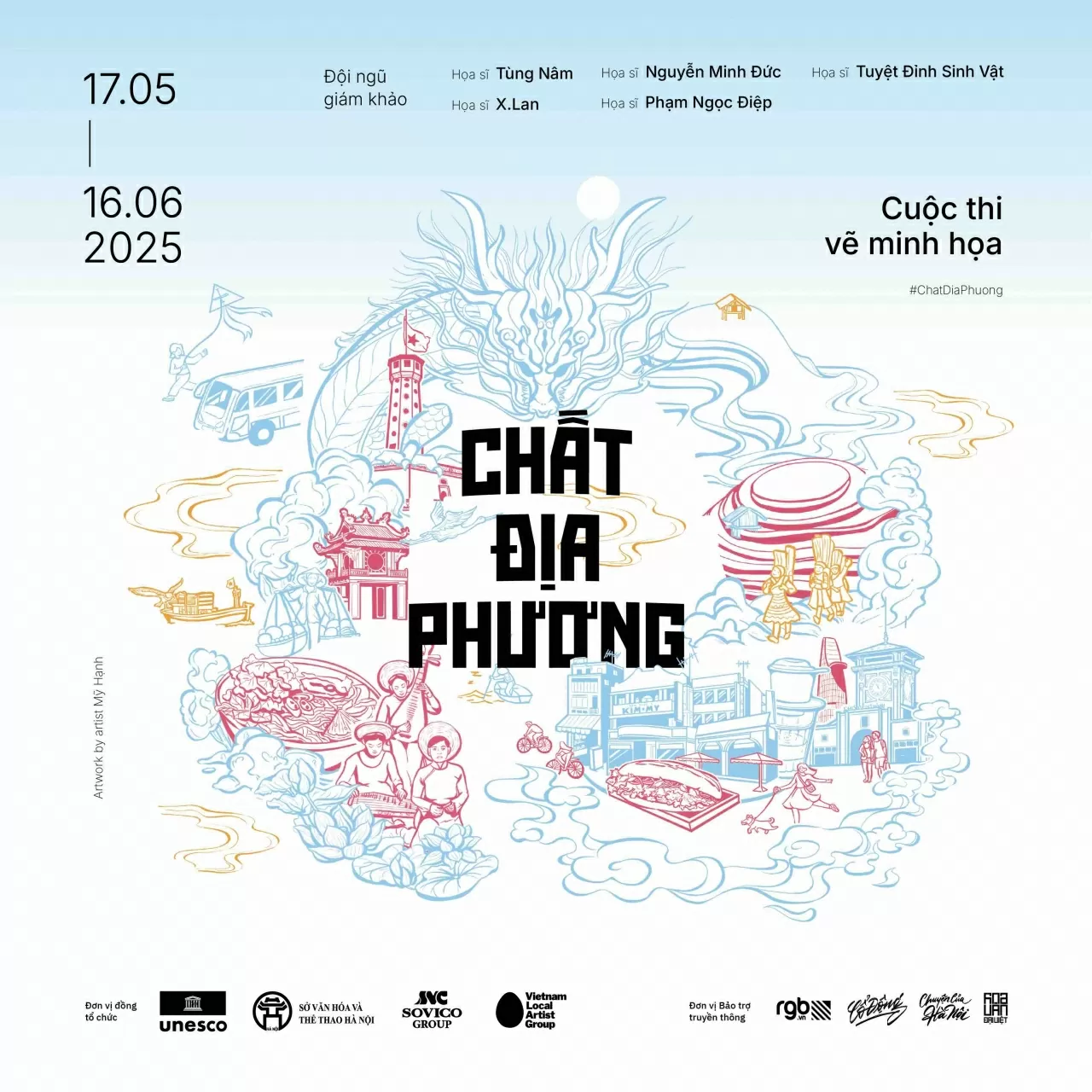 Khởi động cuộc thi vẽ minh họa ‘Chất địa phương’ tôn vinh giá trị văn hóa, bản sắc vùng miền