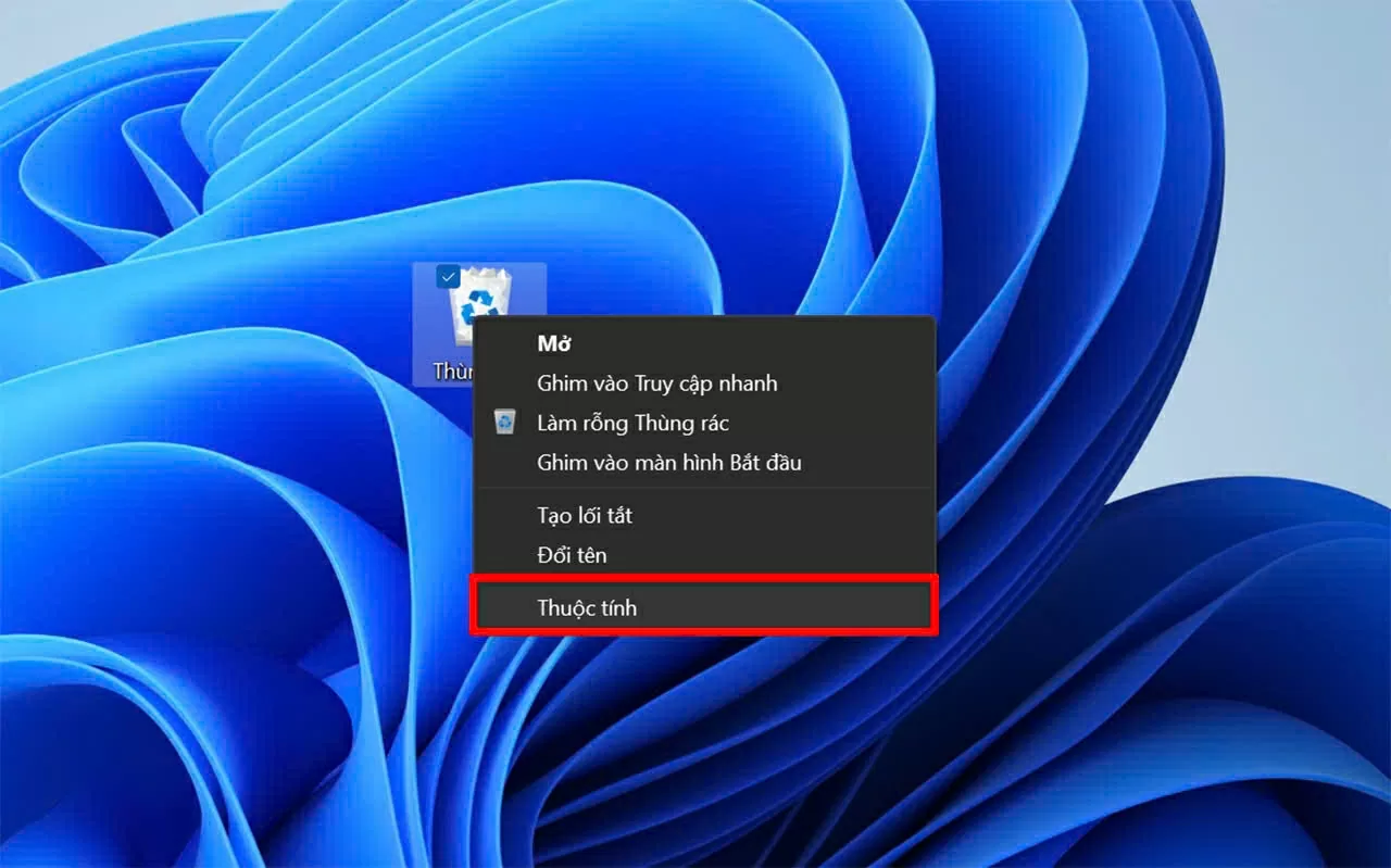 họn Properties (Thuộc tính).. họn Properties (Thuộc tính)..