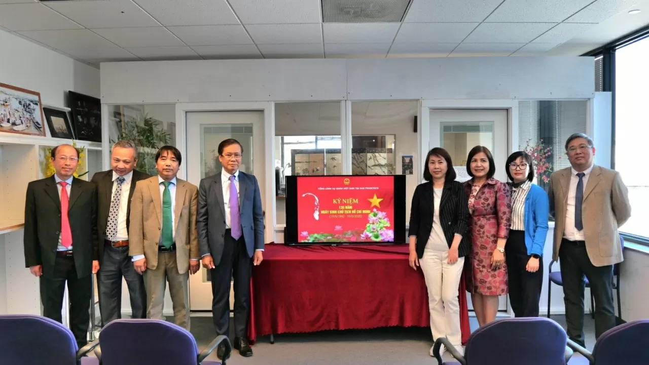 Kỷ niệm 135 năm ngày sinh Chủ tịch Hồ Chí Minh tại San Francisco: nguồn cảm hứng cho kỷ nguyên Việt Nam vươn mình của dân tộc Việt Nam Kỷ niệm 135 năm ngày sinh Chủ tịch Hồ Chí Minh tại San Francisco: nguồn cảm hứng cho kỷ nguyên Việt Nam vươn mình của dân tộc Việt Nam