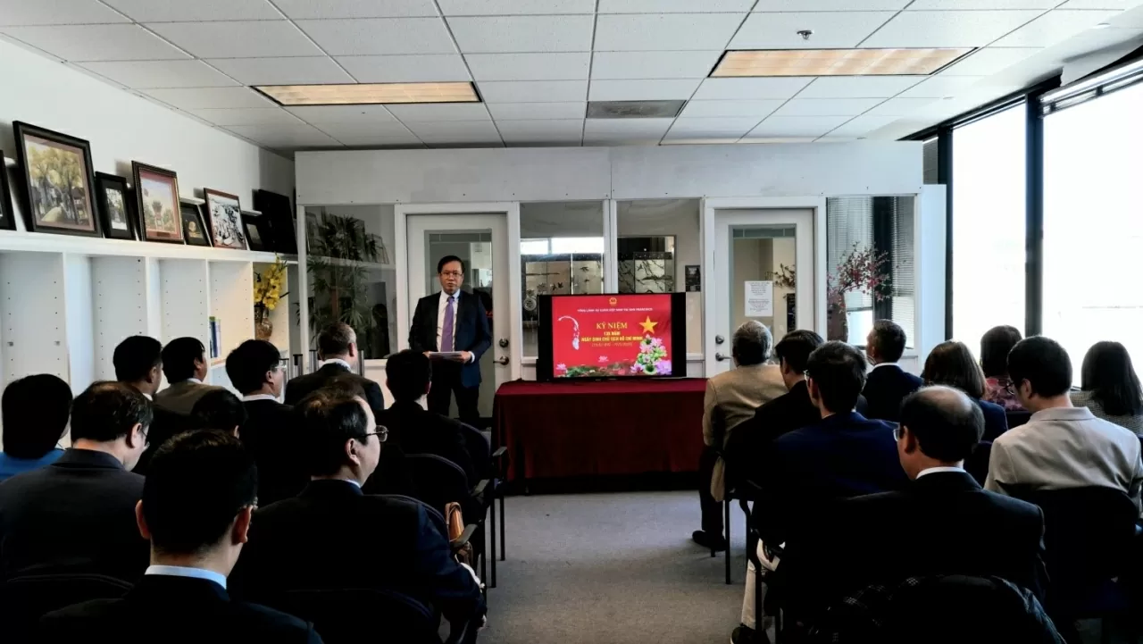 Kỷ niệm 135 năm ngày sinh Chủ tịch Hồ Chí Minh tại San Francisco: nguồn cảm hứng cho kỷ nguyên Việt Nam vươn mình của dân tộc Việt Nam Kỷ niệm 135 năm ngày sinh Chủ tịch Hồ Chí Minh tại San Francisco: nguồn cảm hứng cho kỷ nguyên Việt Nam vươn mình của dân tộc Việt Nam