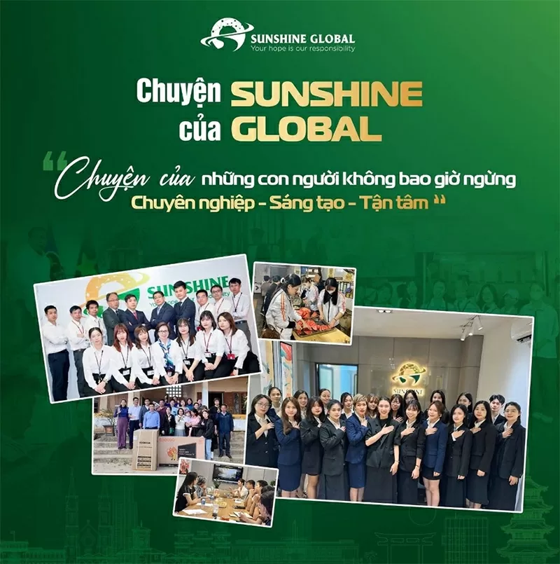 Nhân sự SUNSHINE GLOBAL Việt Nam và Nhật Bản.