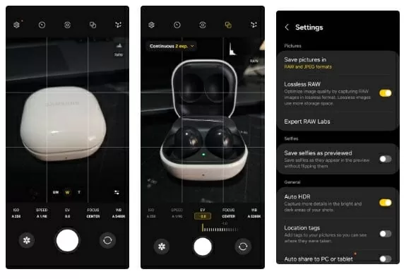 Expert RAW giúp nâng cao trải nghiệm nhiếp ảnh của người dùng