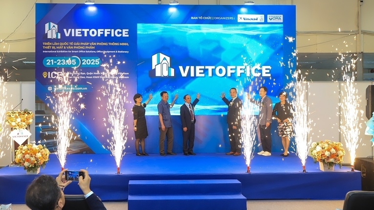 8 quốc gia và vùng lãnh thổ tham dự Triển lãm VietOffice 2025