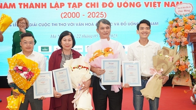 Trao giải cuộc thi 'Thơ với văn hóa ẩm thực và đồ uống Việt Nam'