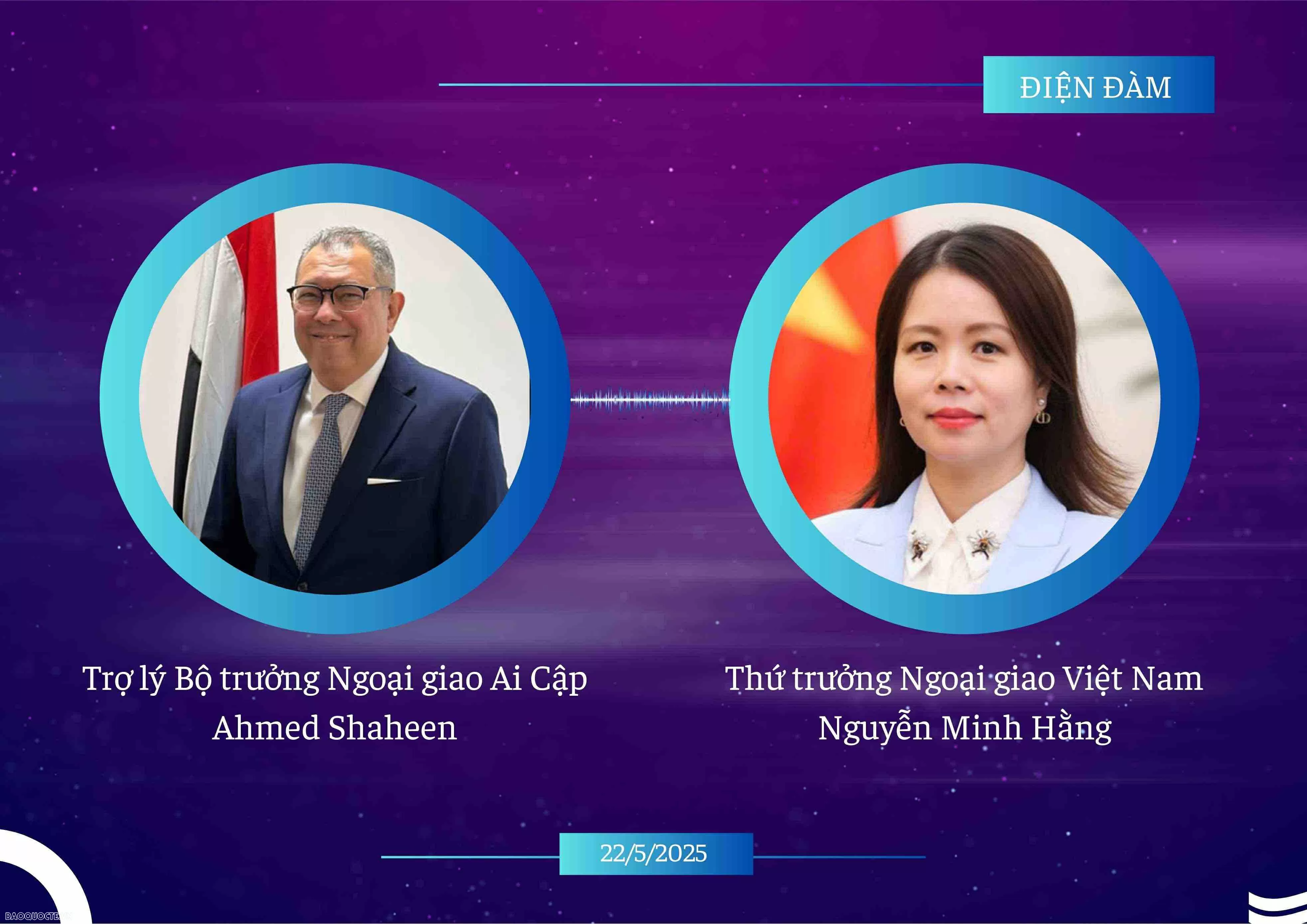 Điện đàm với ai cập Ai Cập mong muốn củng cố và làm sâu sắc hơn nữa quan hệ hợp tác với Việt Nam