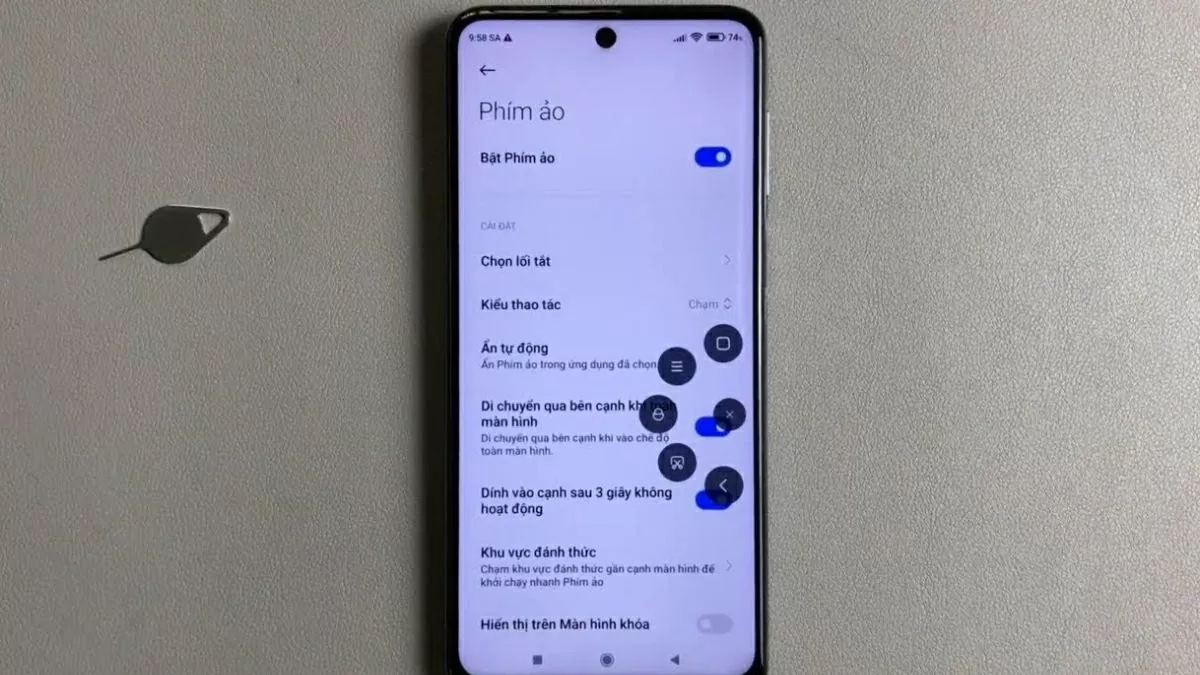 Hướng dẫn cách bật phím ảo trên điện thoại Xiaomi nhanh chóng