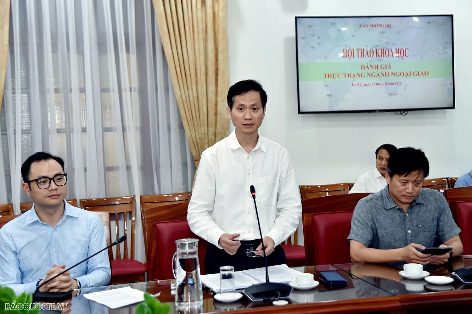 Văn phòng Bộ Ngoại giao tổ chức Hội thảo khoa học “Đánh giá thực trạng ngành Ngoại giao” Hội thảo khoa học 'Đánh giá thực trạng ngành Ngoại giao'