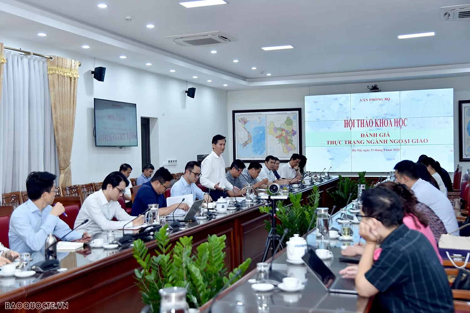 Văn phòng Bộ Ngoại giao tổ chức Hội thảo khoa học “Đánh giá thực trạng ngành Ngoại giao” Hội thảo khoa học 'Đánh giá thực trạng ngành Ngoại giao'