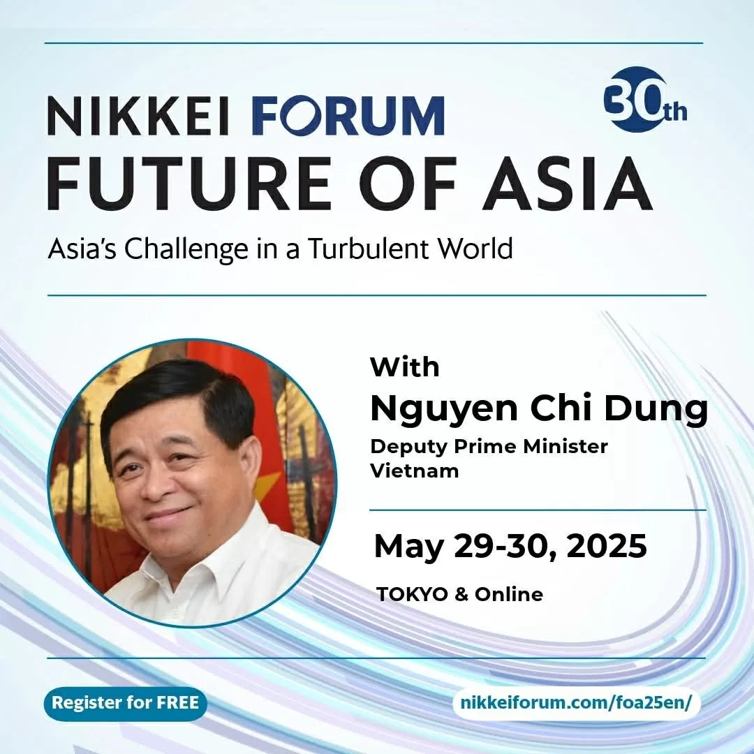 Phó Thủ tướng Nguyễn Chí Dũng dự Hội nghị Tương lai châu Á lần thứ 30 và làm việc tại Nhật Bản