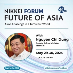 Phó Thủ tướng Nguyễn Chí Dũng dự Hội nghị Tương lai châu Á lần thứ 30 và làm việc tại Nhật Bản