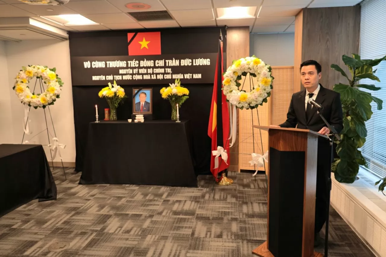 Lễ tưởng niệm nguyên Chủ tịch nước Trần Đức Lương tại New York