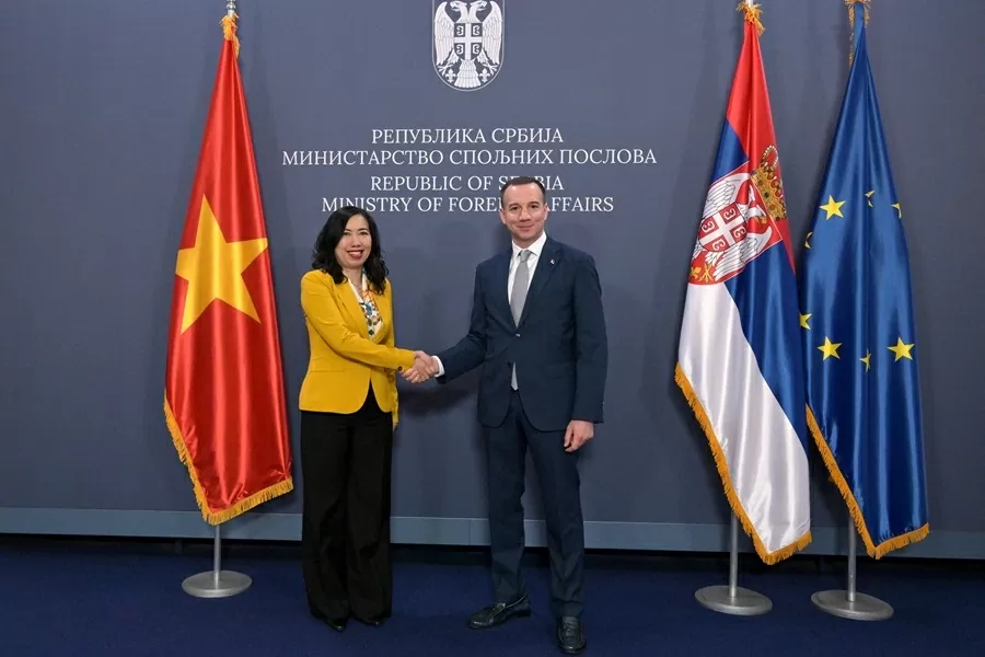 Thứ trưởng Lê Thị Thu Hằng đồng chủ trì Tham vấn chính trị Việt Nam - Serbia Thứ trưởng Lê Thị Thu Hằng đồng chủ trì Tham vấn chính trị Việt Nam - Serbia