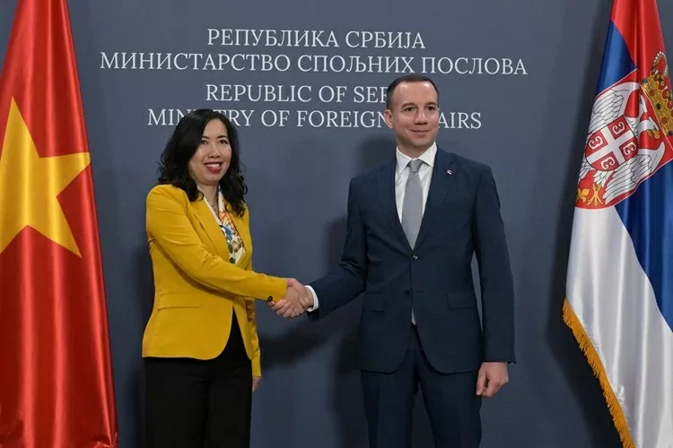 Thứ trưởng Lê Thị Thu Hằng đồng chủ trì Tham vấn chính trị Việt Nam - Serbia Thứ trưởng Lê Thị Thu Hằng đồng chủ trì Tham vấn chính trị Việt Nam - Serbia