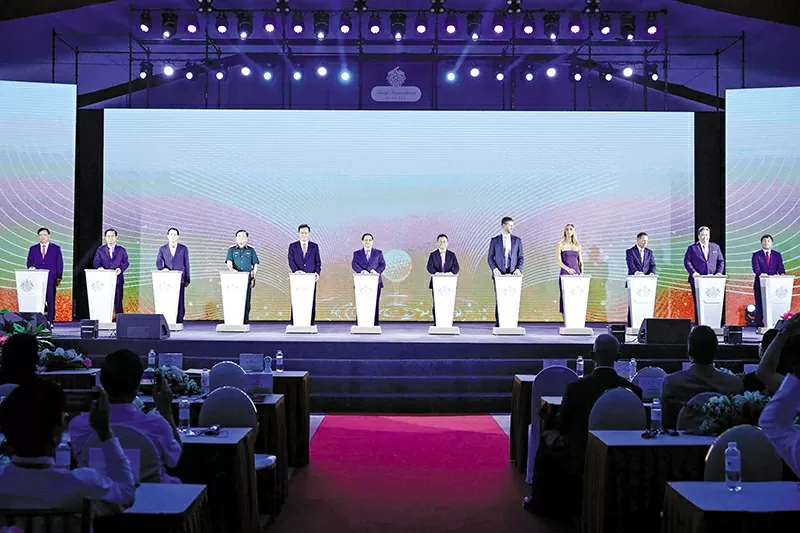 Lễ khởi công xây dựng Dự án Khu phức hợp đô thị, du lịch sinh thái, sân golf Khoái Châu tại Hưng Yên Lễ khởi công xây dựng Dự án Khu phức hợp đô thị, du lịch sinh thái, sân golf Khoái Châu tại Hưng Yên