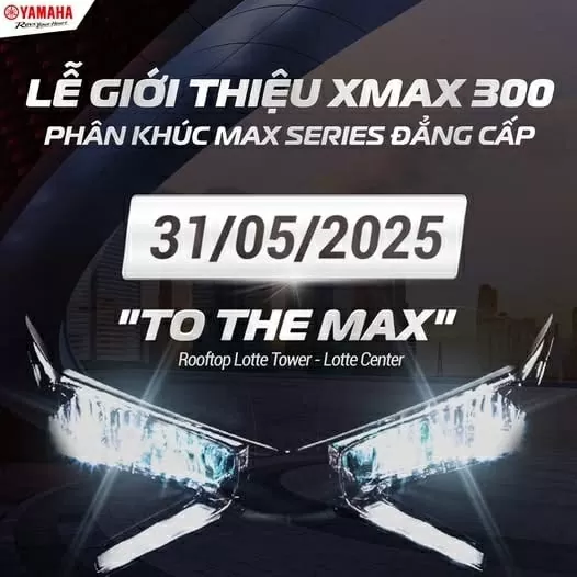 Yamaha Motor Việt Nam chốt lịch ra mắt mẫu xe tay ga Yamaha XMAX 300 