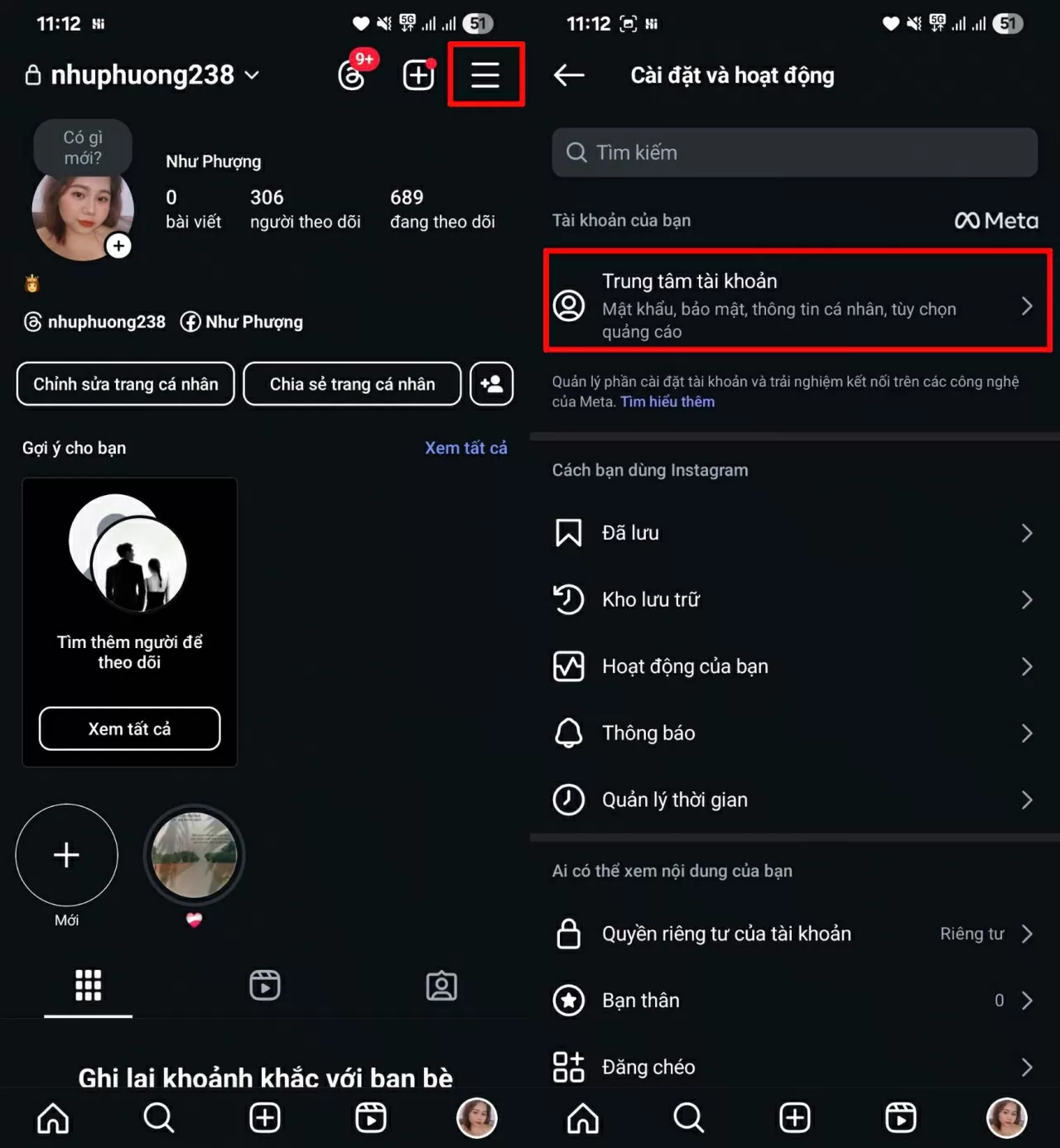Mở ứng dụng Instagram trên điện thoại của bạn Mở ứng dụng Instagram trên điện thoại của bạn