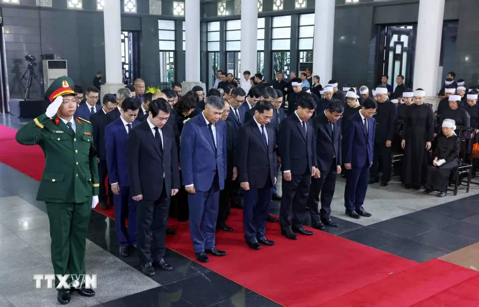 Lễ Quốc tang nguyên Chủ tịch nước Trần Đức Lương