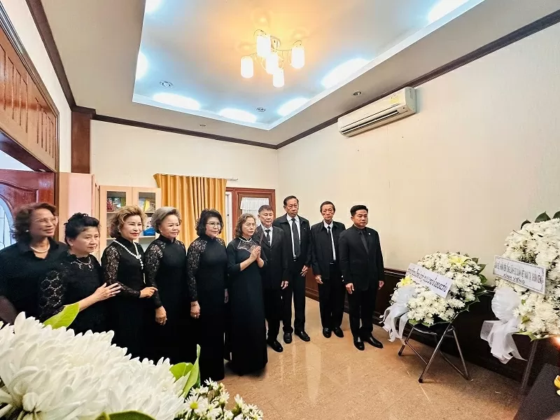 Lễ viếng và mở sổ tang tưởng nhớ nguyên Chủ tịch nước Trần Đức Lương tại Khon Kaen, Thái Lan Lễ viếng và mở sổ tang tưởng nhớ nguyên Chủ tịch nước Trần Đức Lương tại Khon Kaen, Thái Lan