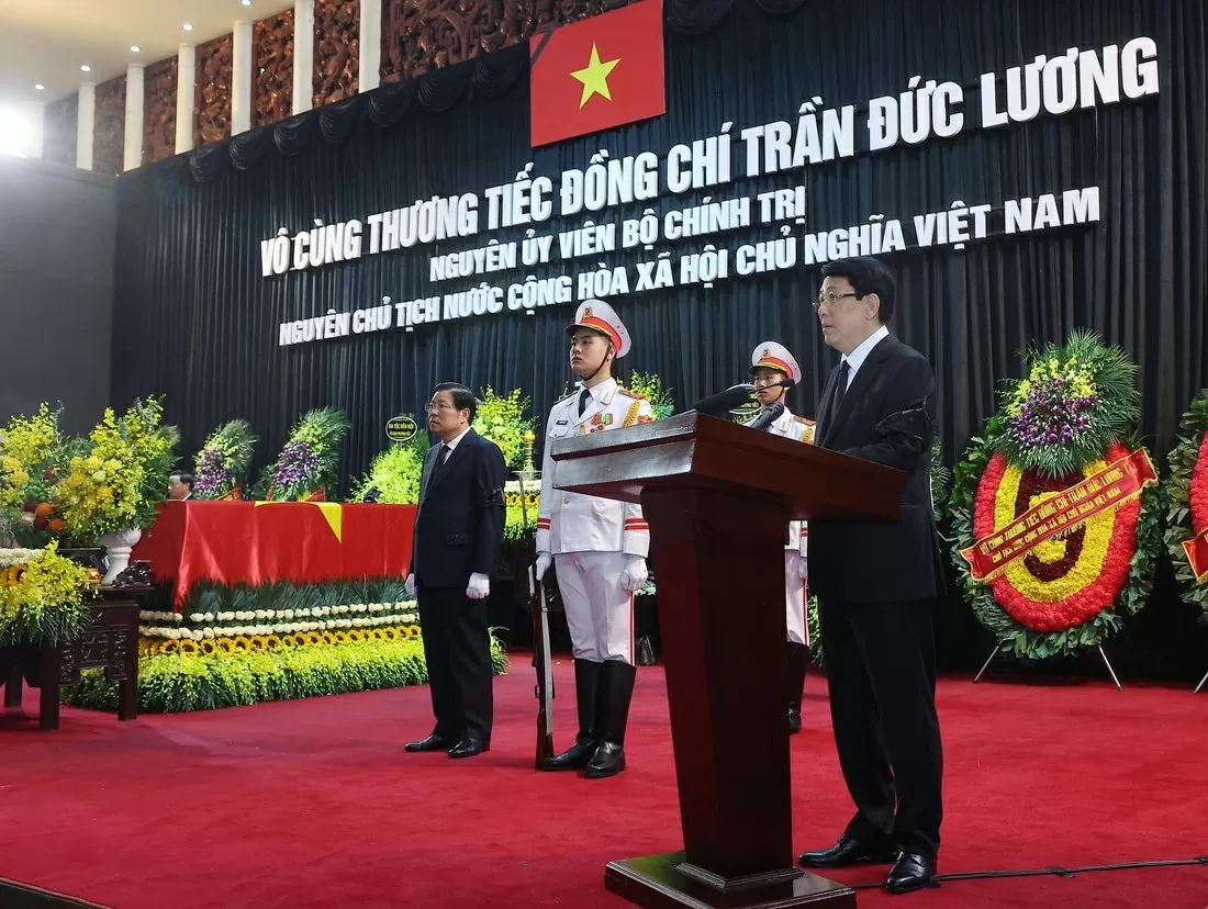 Lễ truy điệu nguyên Chủ tịch nước Trần Đức Lương tổ chức trọng thể tại Hà Nội