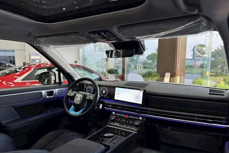 Nội thất của Hyundai Santa Fe Nội thất của Hyundai Santa Fe