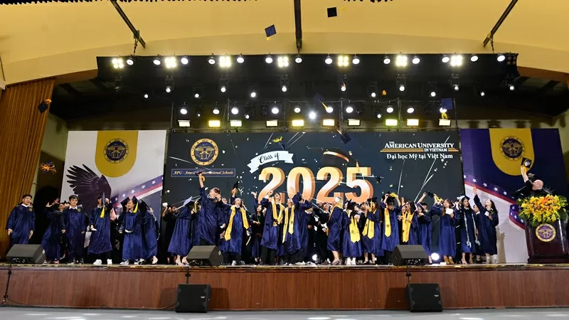 Hệ thống Trường Quốc tế Hoa Kỳ APU ghi dấu ấn với 28 triệu USD học bổng cho học sinh tốt nghiệp năm 2025 Hệ thống Trường Quốc tế Hoa Kỳ APU ghi dấu ấn với 28 triệu USD học bổng cho học sinh tốt nghiệp năm 2025