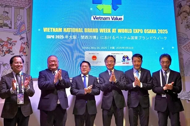Khai mạc Tuần lễ Thương hiệu quốc gia Việt Nam tại EXPO 2025 Khai mạc Tuần lễ Thương hiệu quốc gia Việt Nam tại Osaka, Nhật Bản