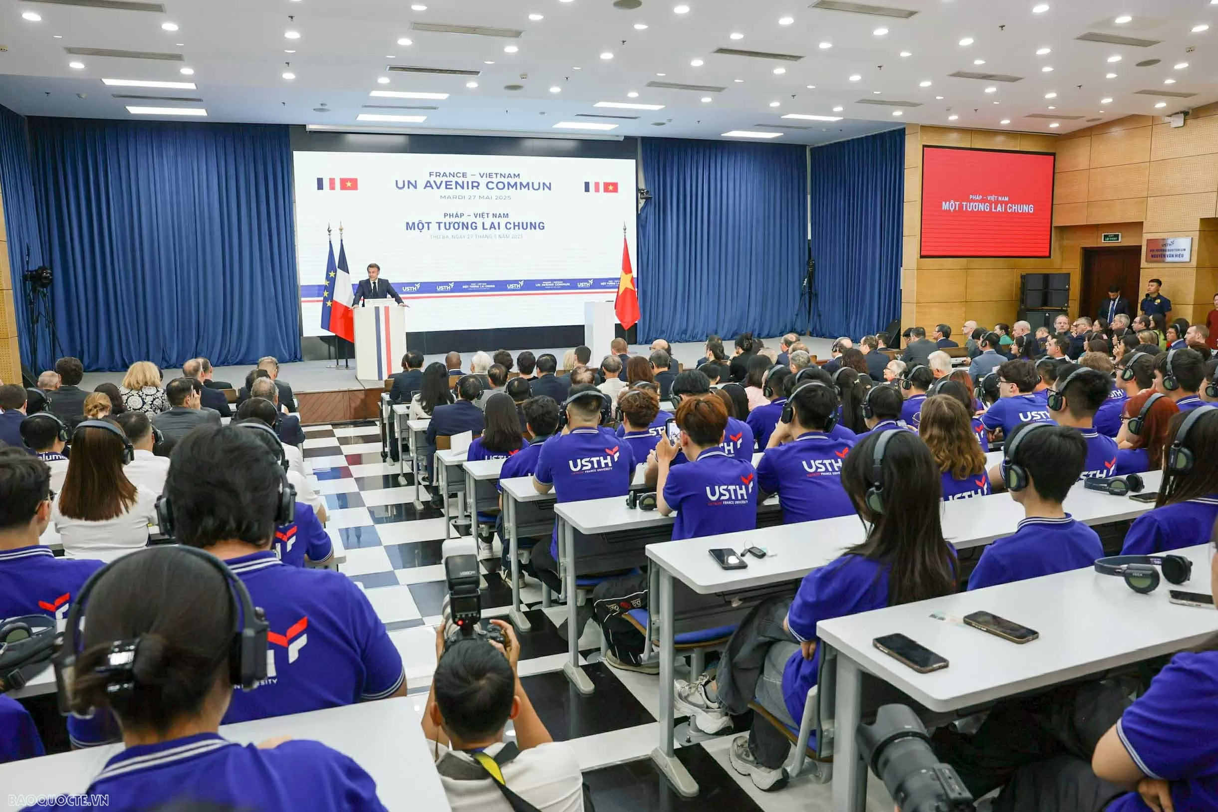 Pháp sẽ tăng gấp đôi số lượng học sinh sinh viên trao đổi của hai nước Pháp sẽ tăng gấp đôi số lượng học sinh sinh viên trao đổi của hai nước