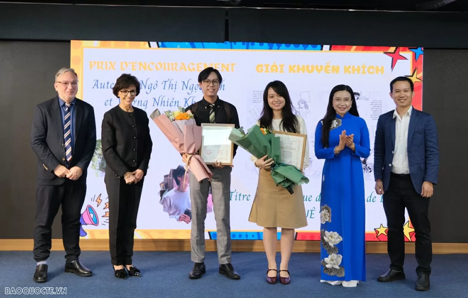 Để sáng tạo nghệ thuật trở thành cây cầu văn hoá Việt Nam-Pháp Trao giải truyện tranh Việt Pháp