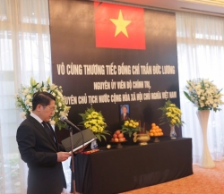 Tưởng niệm nguyên Chủ tịch nước Trần Đức Lương tại Osaka, Nhật Bản