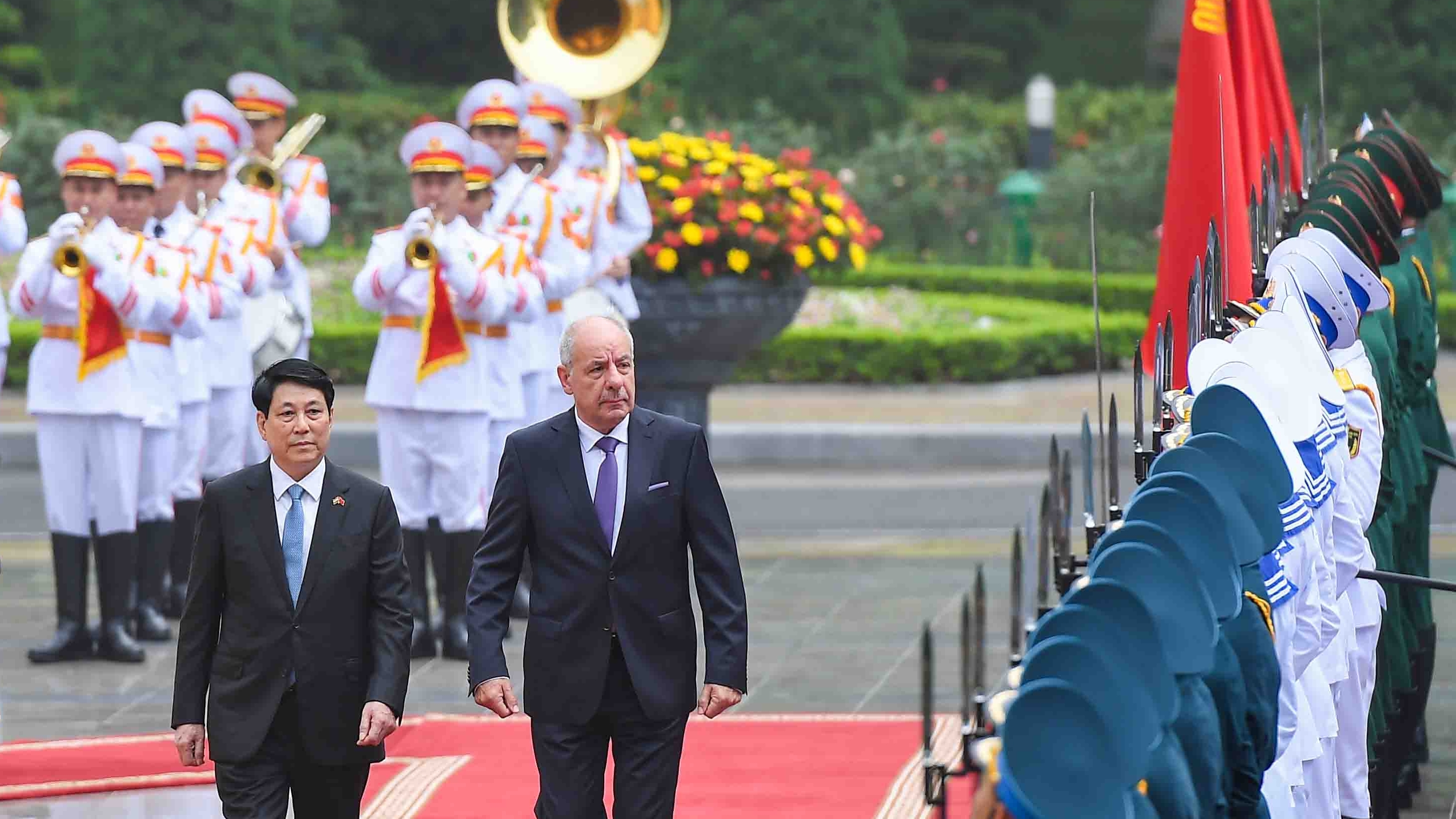 chu tich nuoc luong cuong va phu nhan don tong thong hungary sulyok tamas va phu nhan tham chinh thuc viet nam