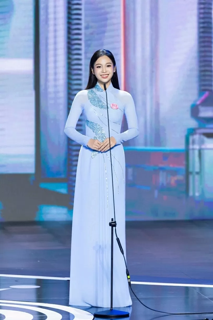 Nhan sắc cô gái thi sinh nhỏ tuổi nhất cuộc thi Hoa hậu Việt Nam 2024 Nhan sắc cô gái thi sinh nhỏ tuổi nhất cuộc thi Hoa hậu Việt Nam 2024