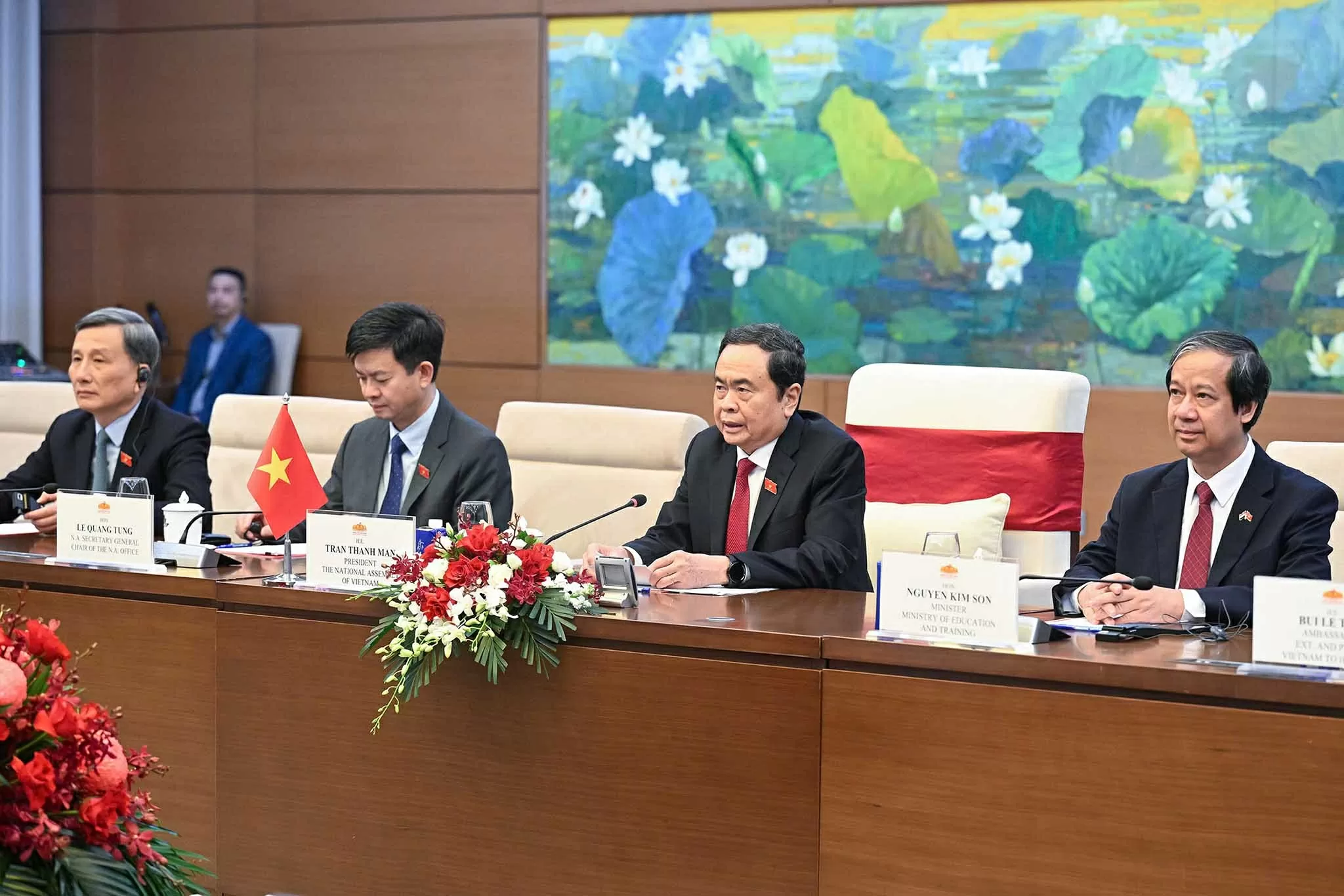 Chủ tịch Quốc hội Trần Thanh Mẫn hội kiến Tổng thống Hungary Sulyok Tamas