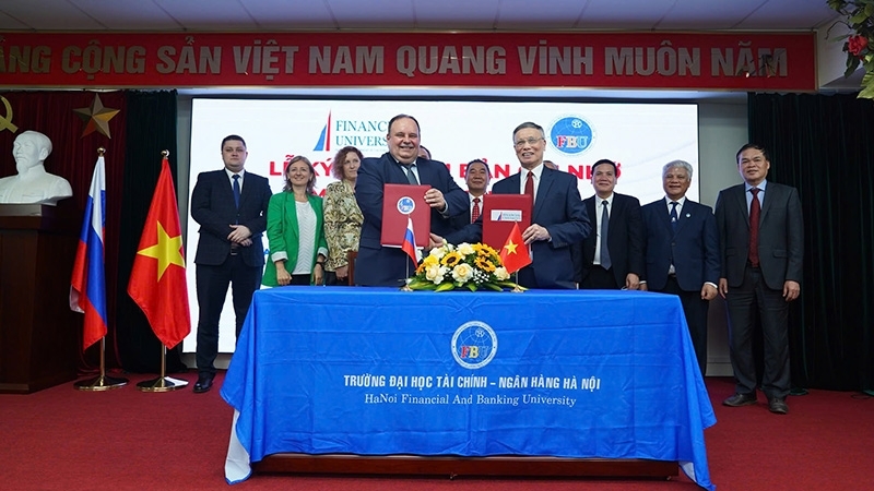 Trường Đại học Tài chính - Ngân hàng Hà Nội: Thắt chặt quan hệ với các đối tác Liên bang Nga
