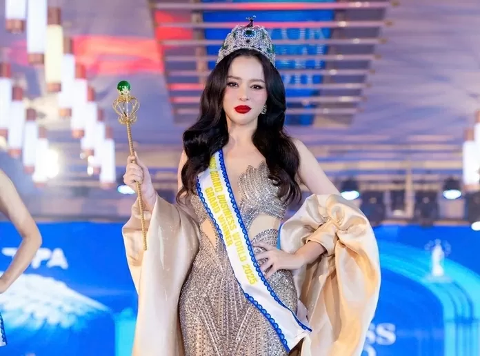 Người đẹp gốc Việt đăng quang Miss Grand Business World 2025